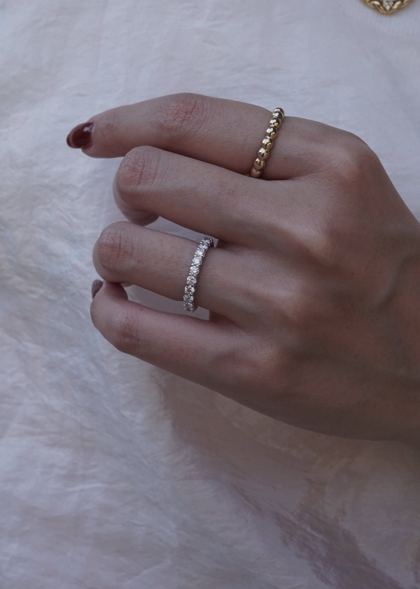 U Prong Diamond Eternity Band