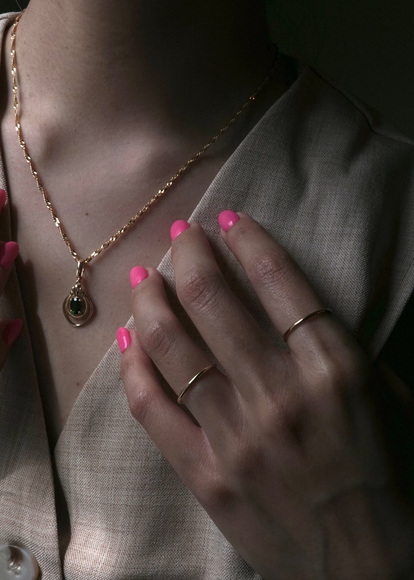 14k Gold Jupiter Pendant