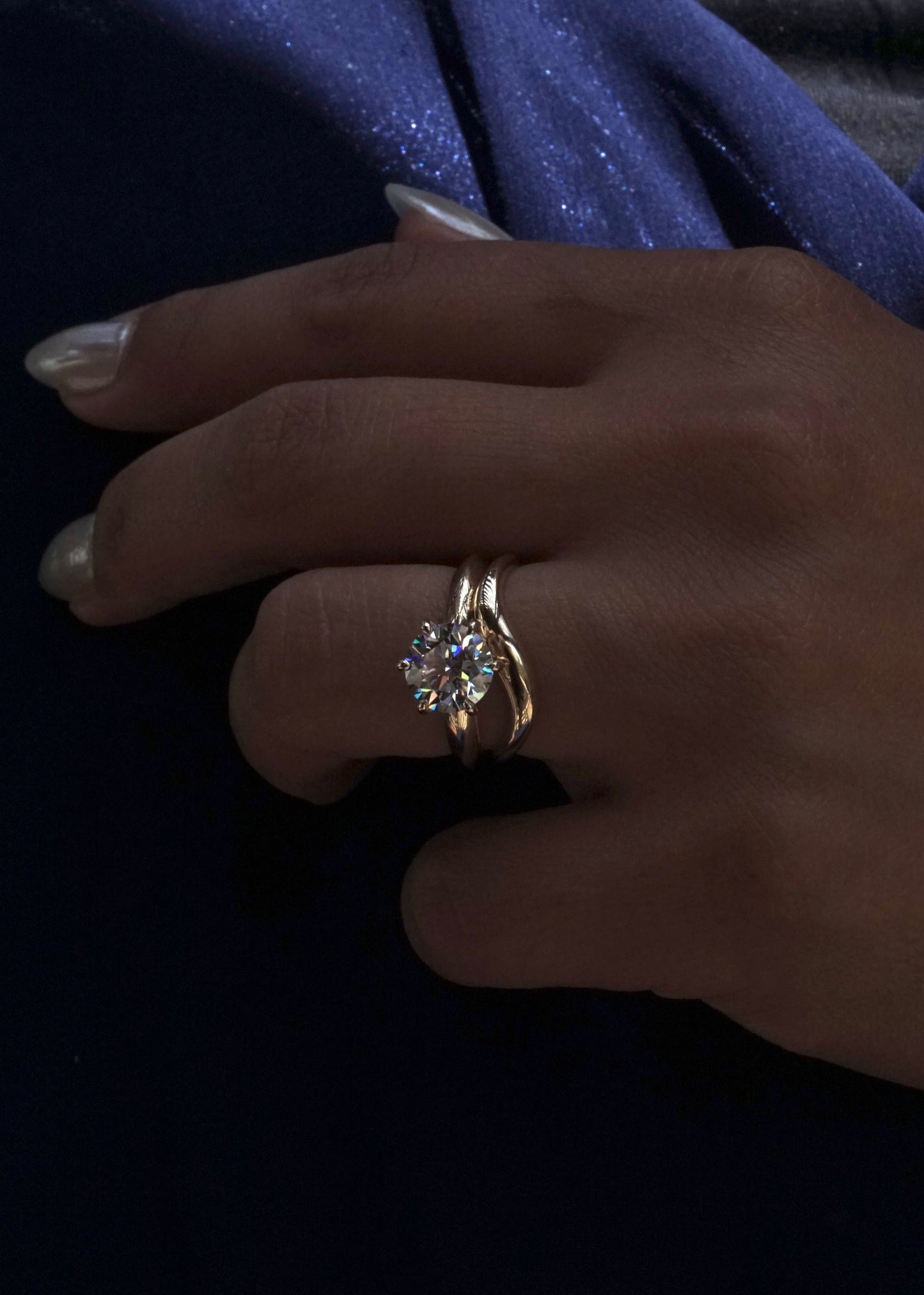 14k Gold Puffy-Wavy Ring