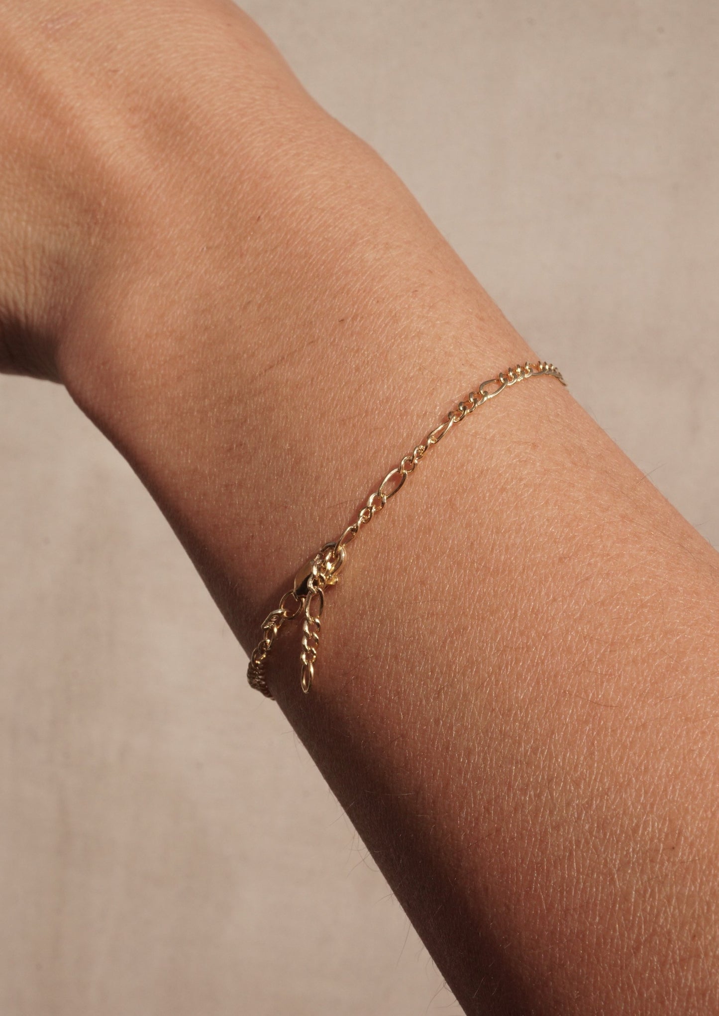10k Gold Figaro Bracelet