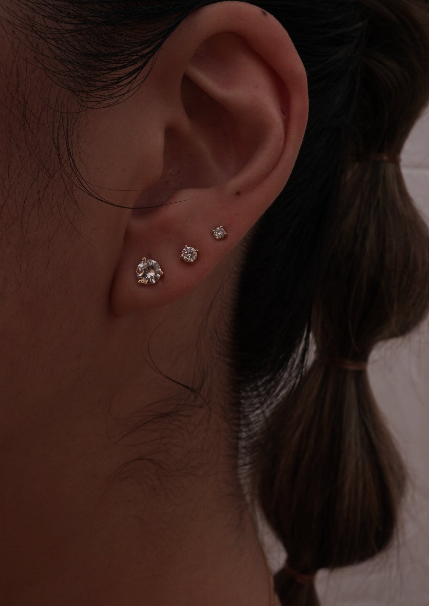 14k Gold Everyday Diamond Studs