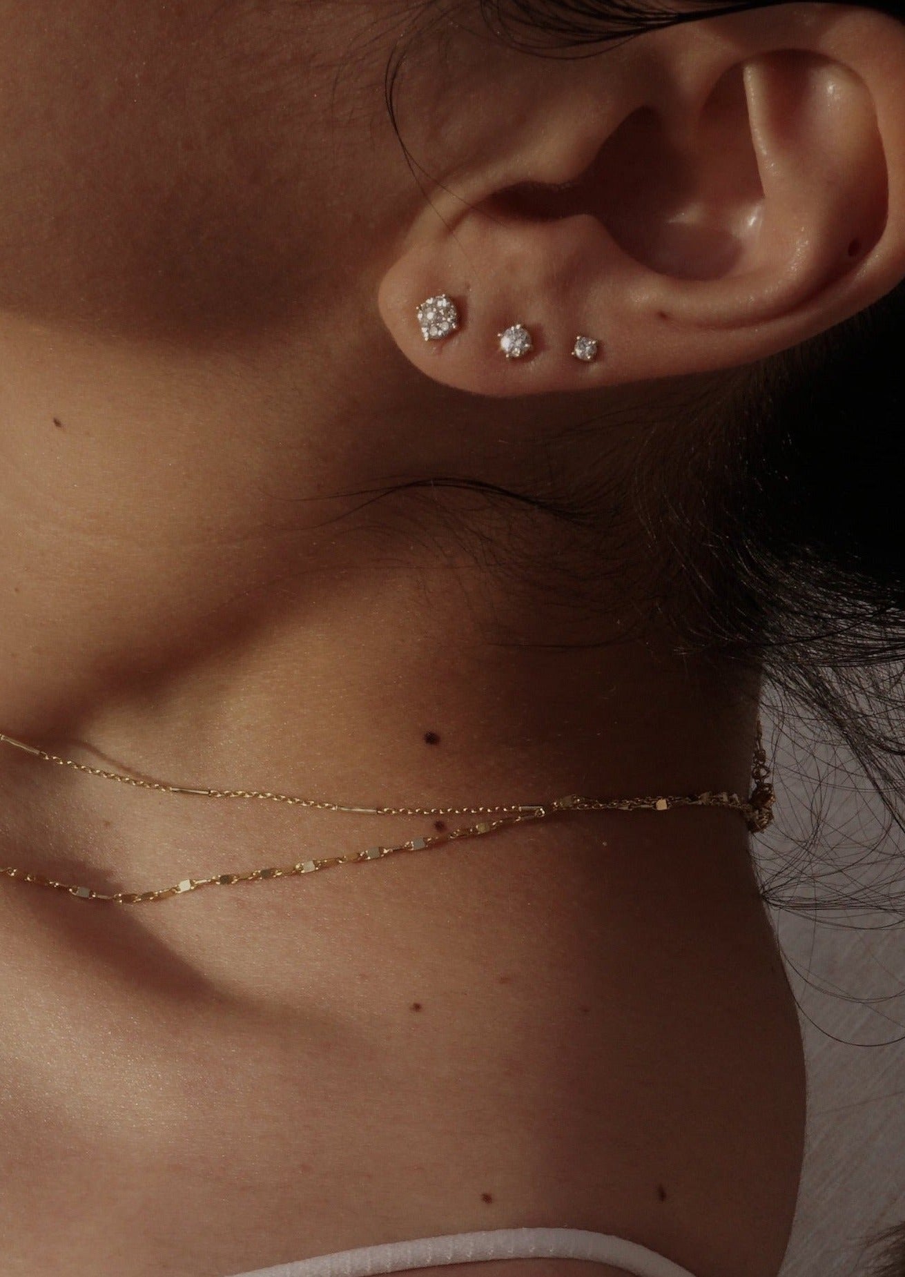 14k Gold Everyday Diamond Studs