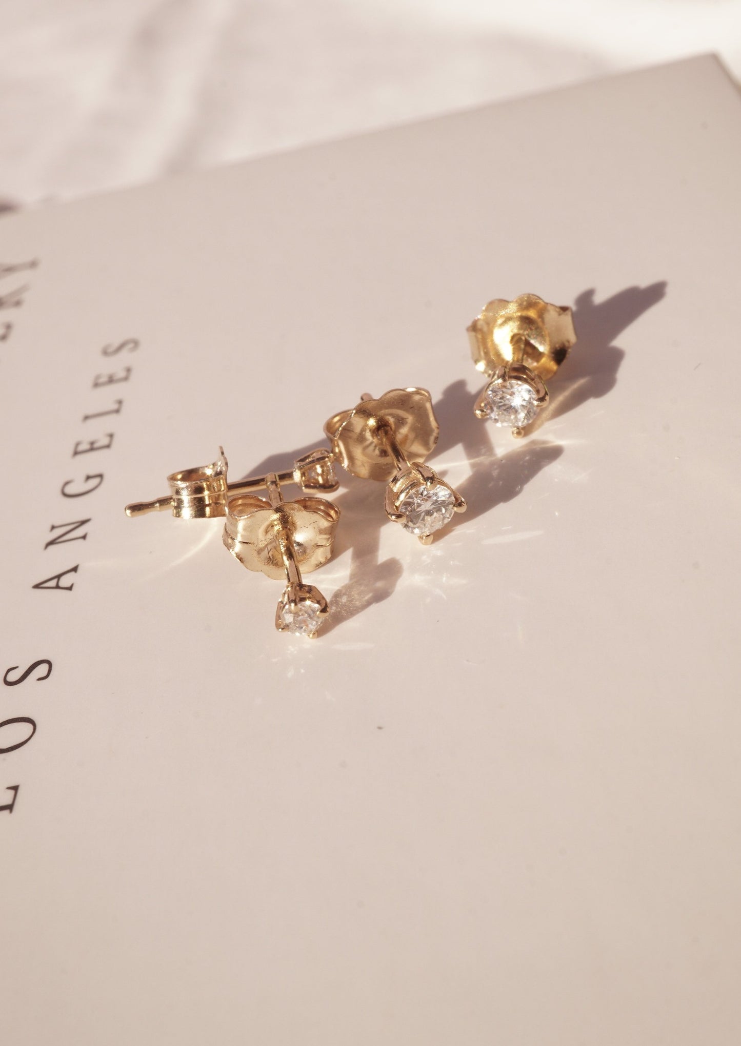 14k Gold Everyday Diamond Studs