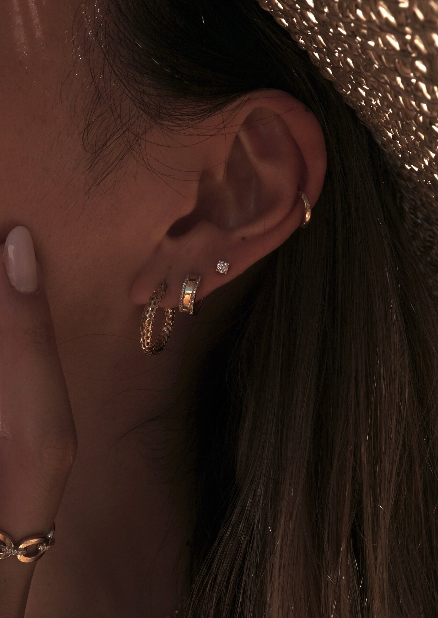 14k Gold Everyday Diamond Studs