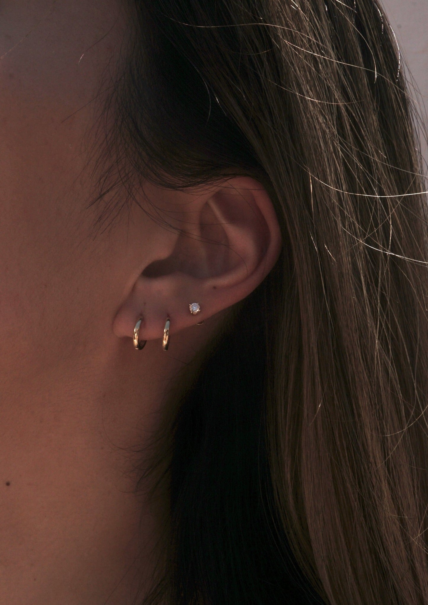 14k Gold Everyday Diamond Studs