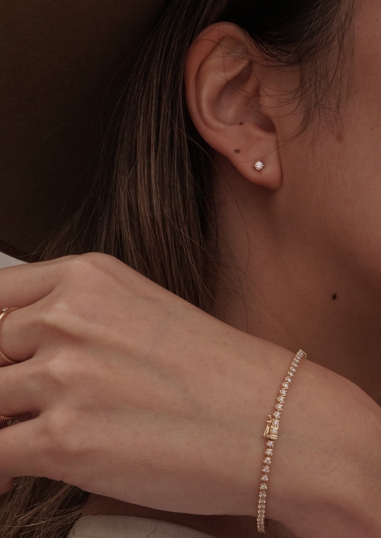 14k Gold Everyday Diamond Studs