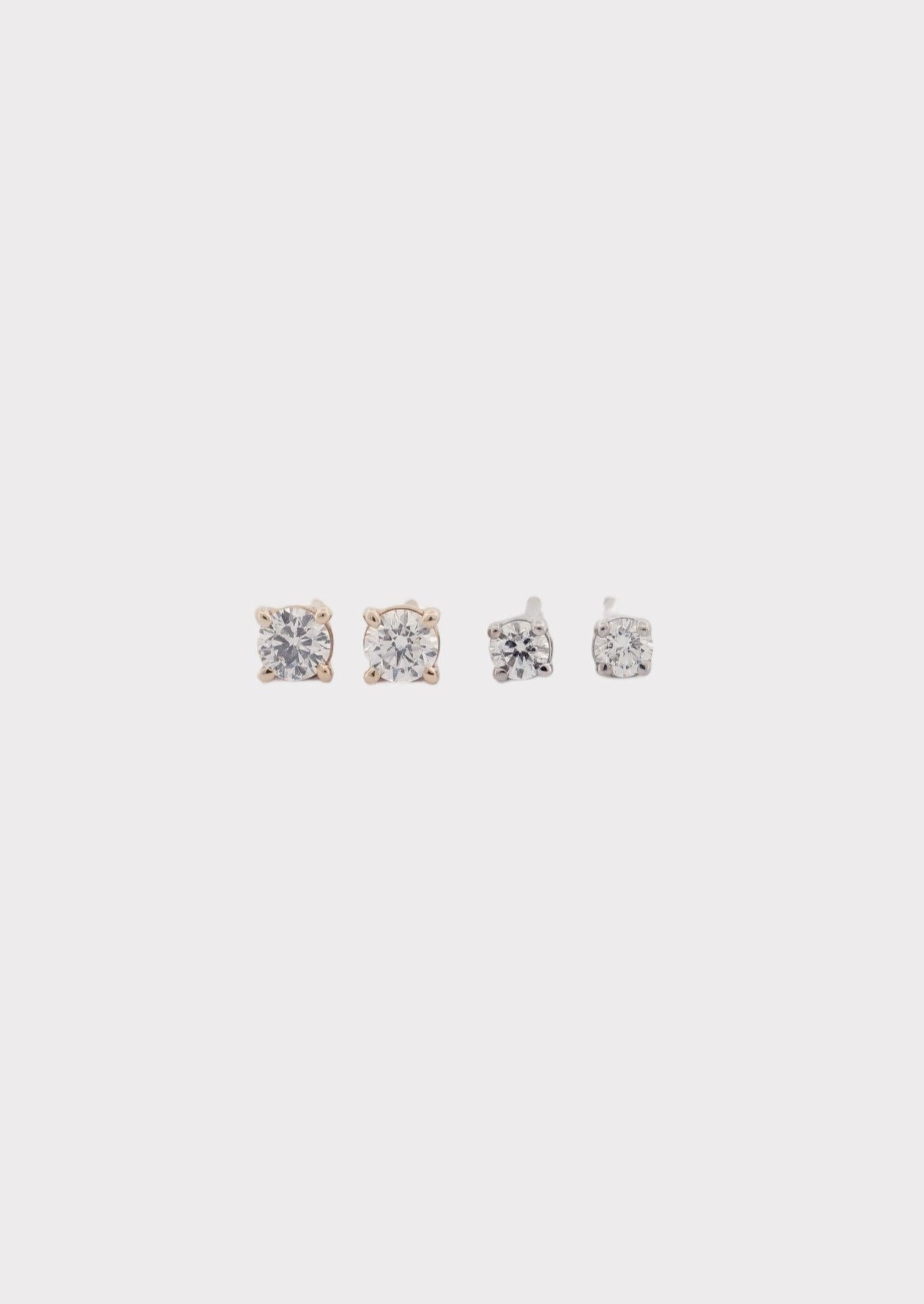 14k Gold Everyday Diamond Studs
