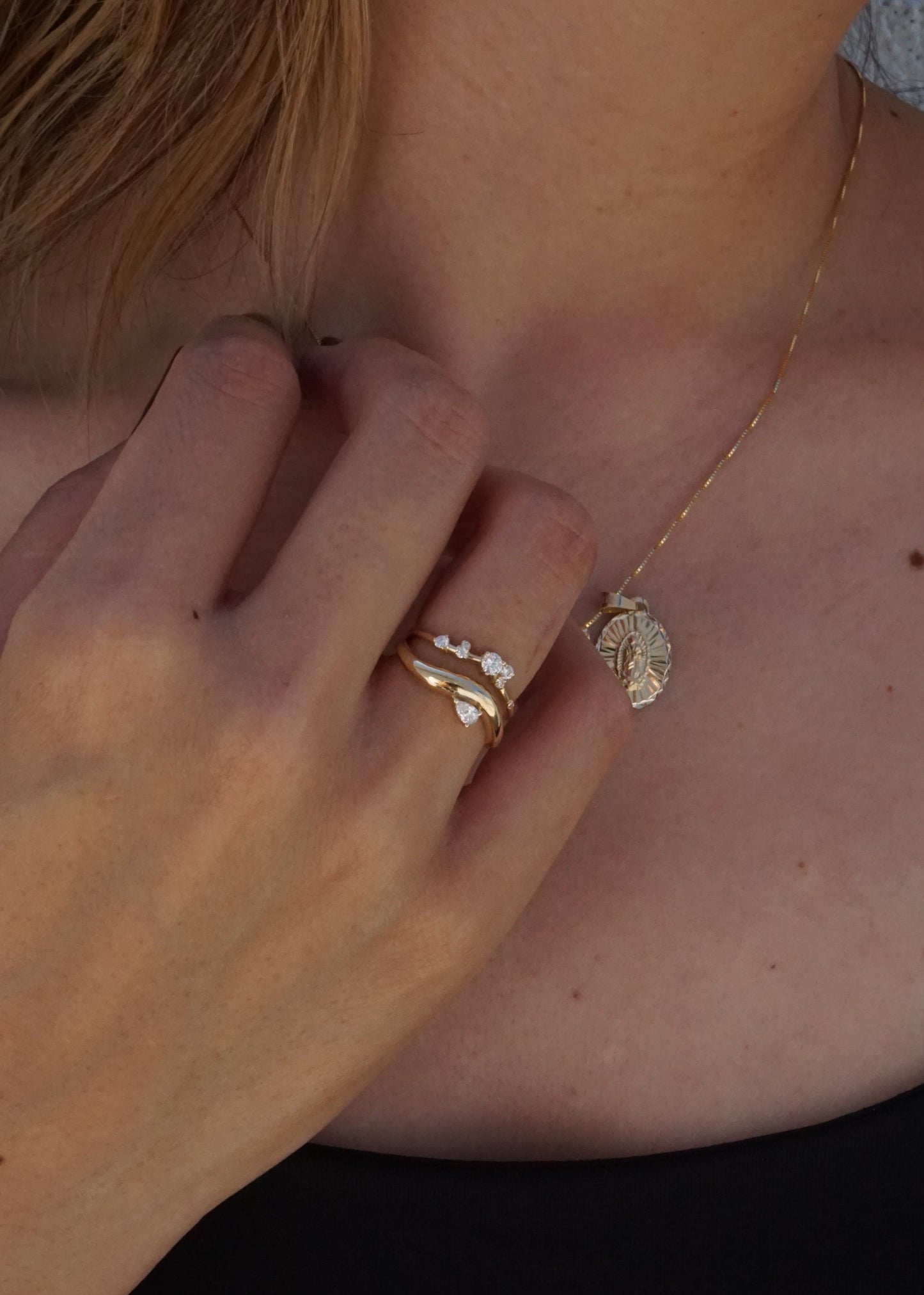 14k Gold Astra Diamond Ring