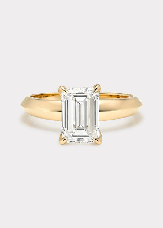 The Rin Solitaire (Emerald Cut)