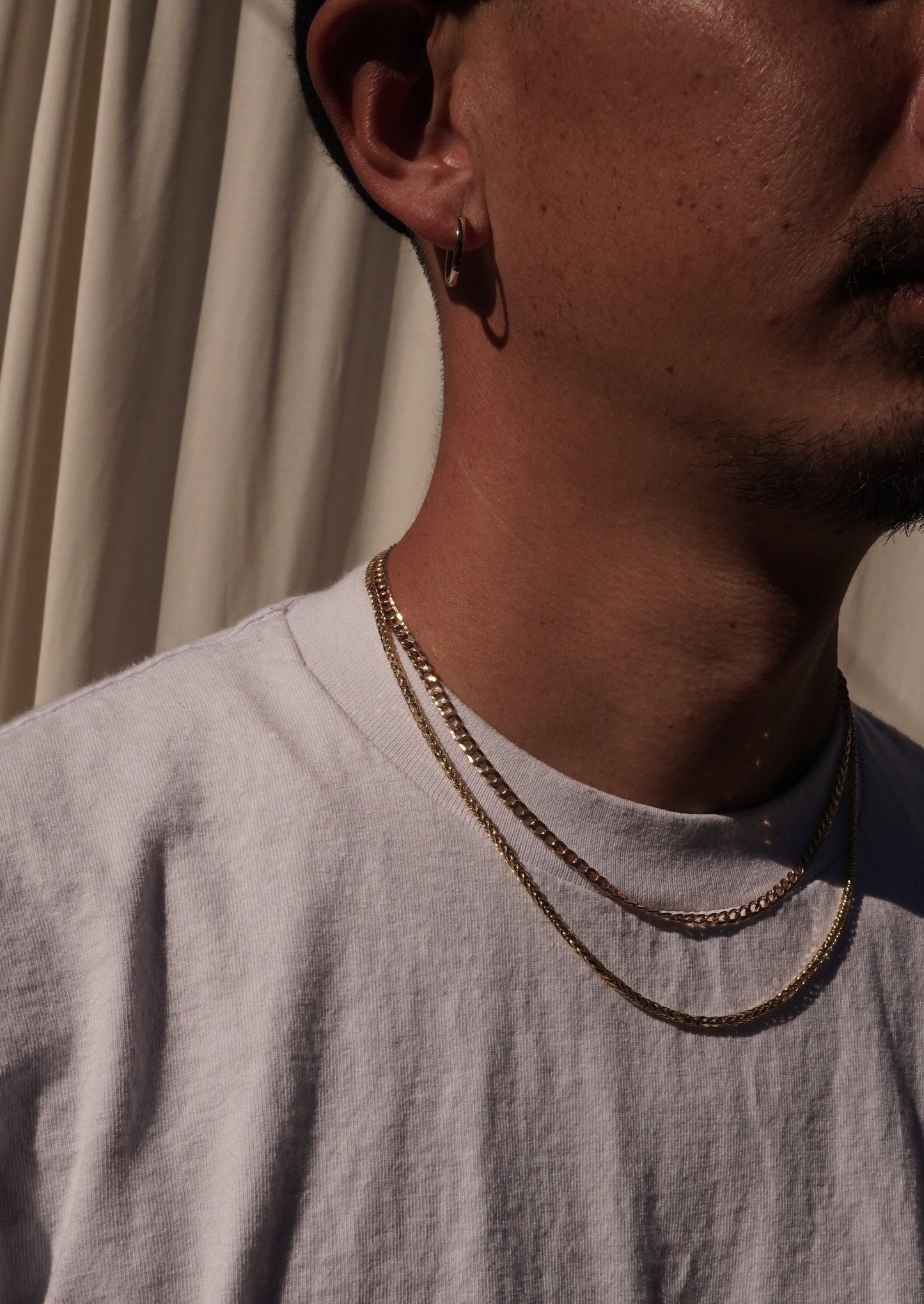 14k Medium Thick Light Franco Chain