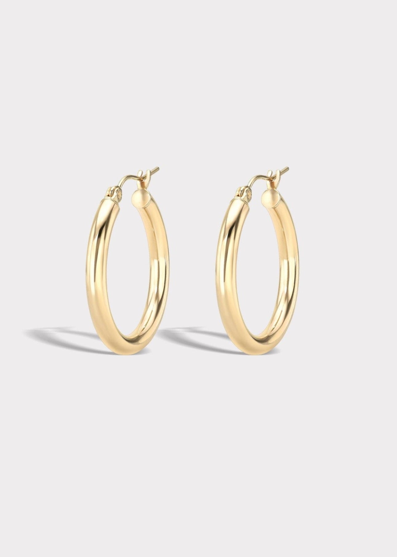 10k Gold Classic Tube Hoops