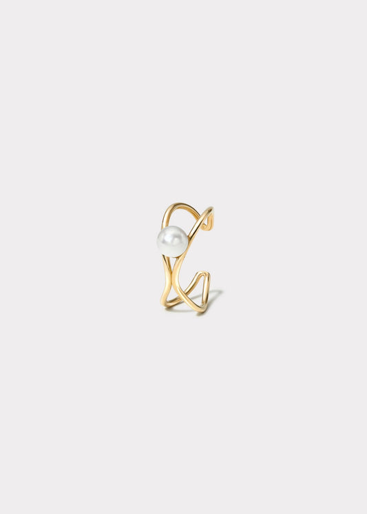 14k Gold MIYABI Pearl Ear Cuff