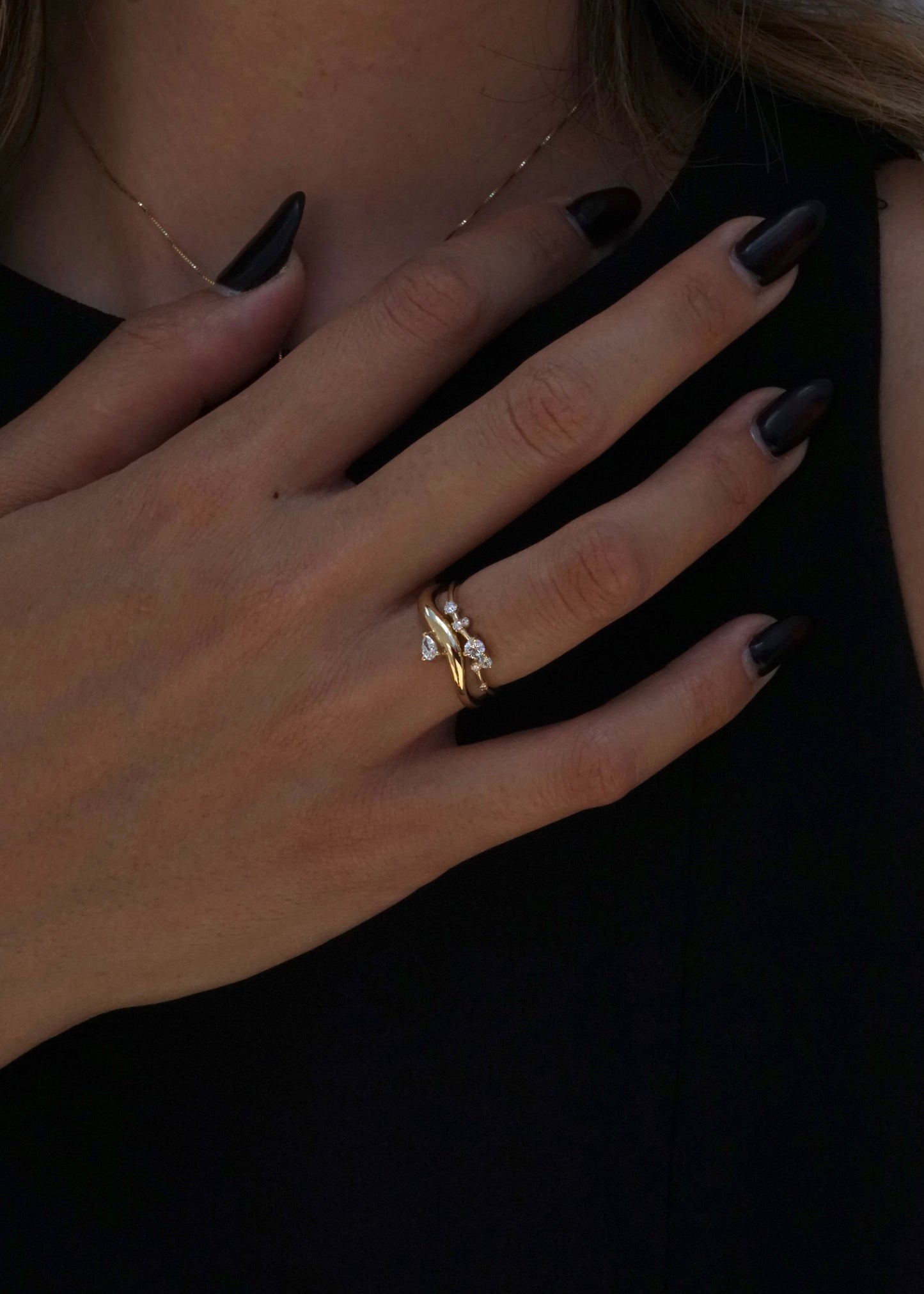 14k Gold Astra Diamond Ring