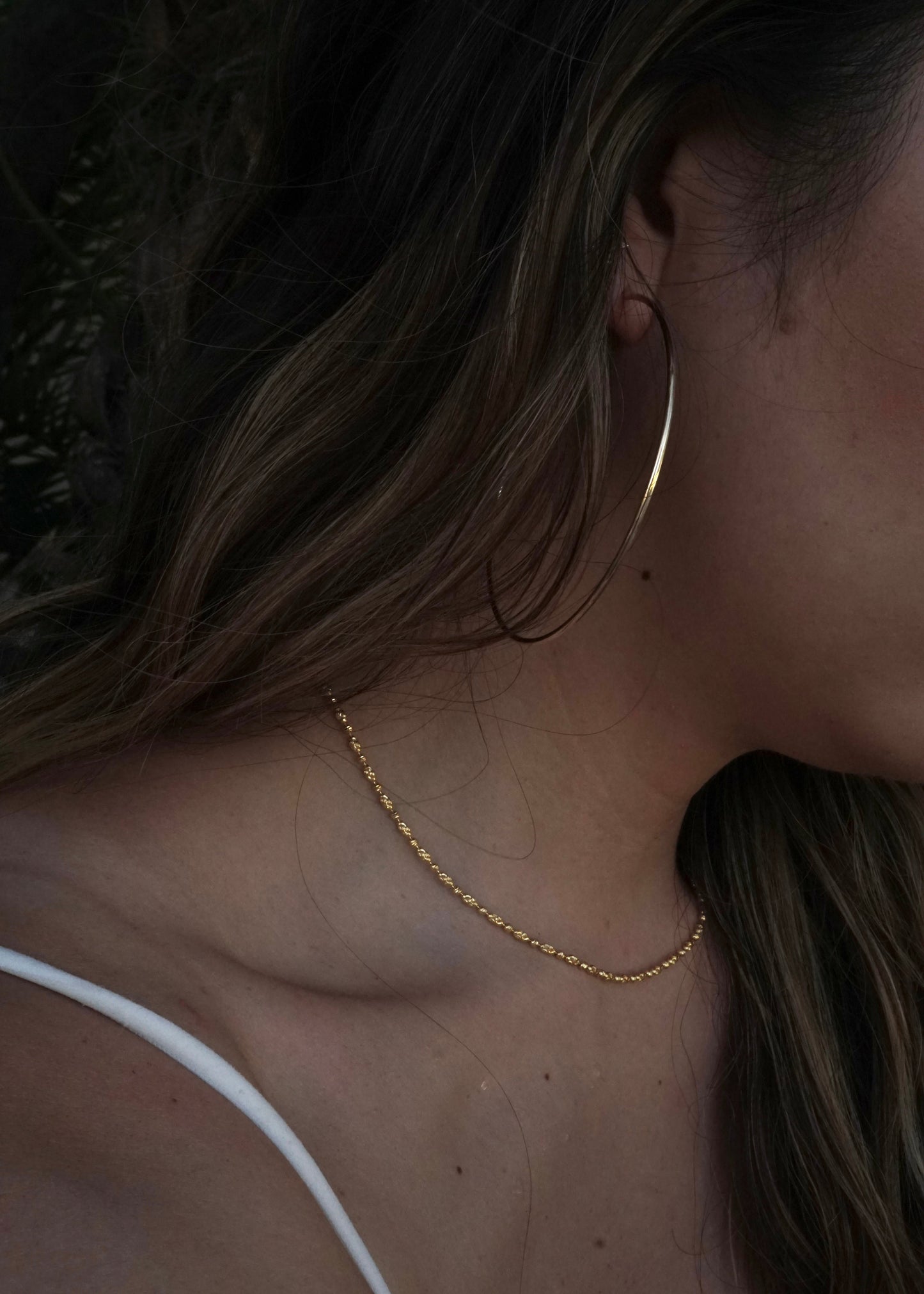 14k Gold Rock Chain