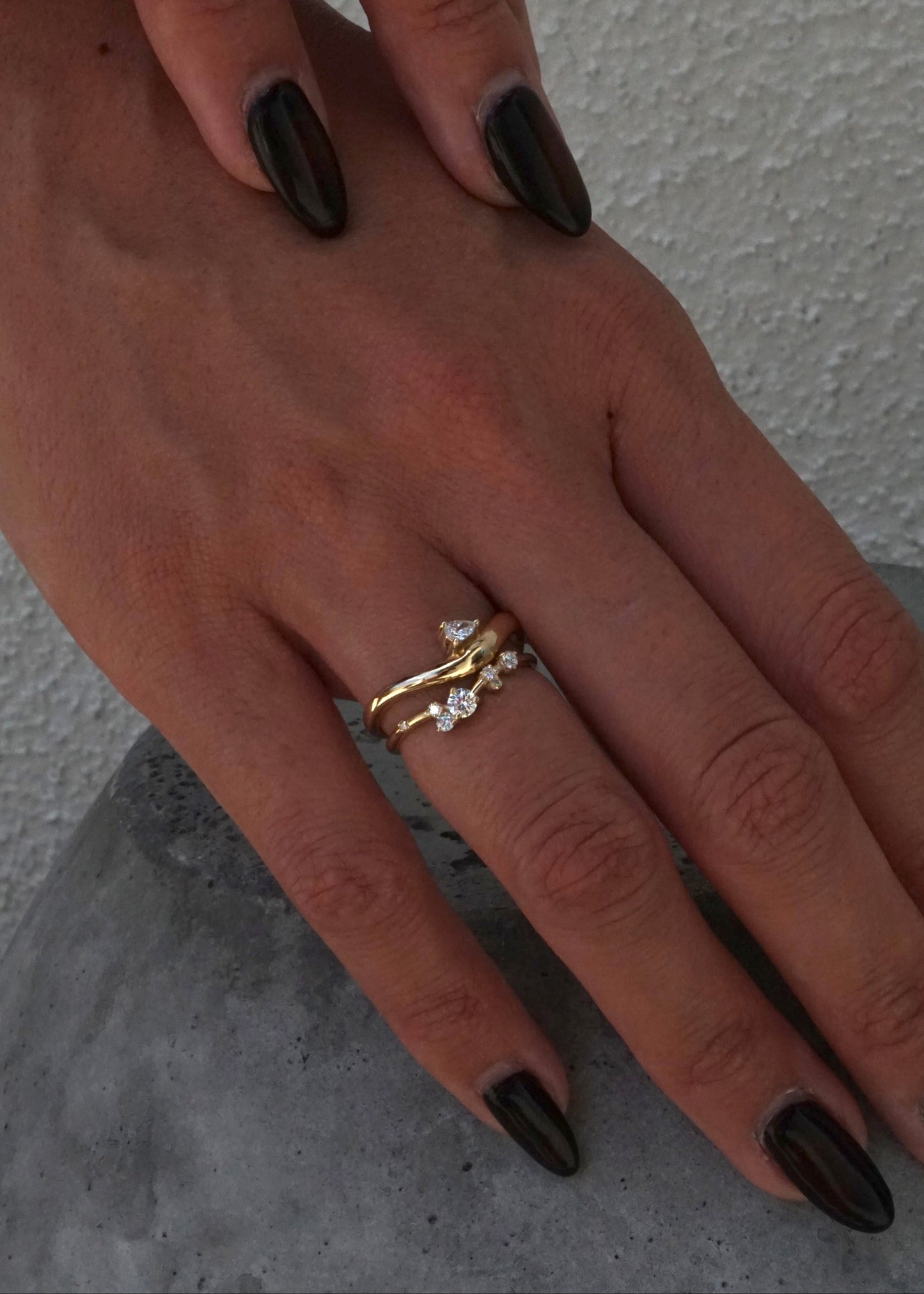 14k Gold Astra Diamond Ring