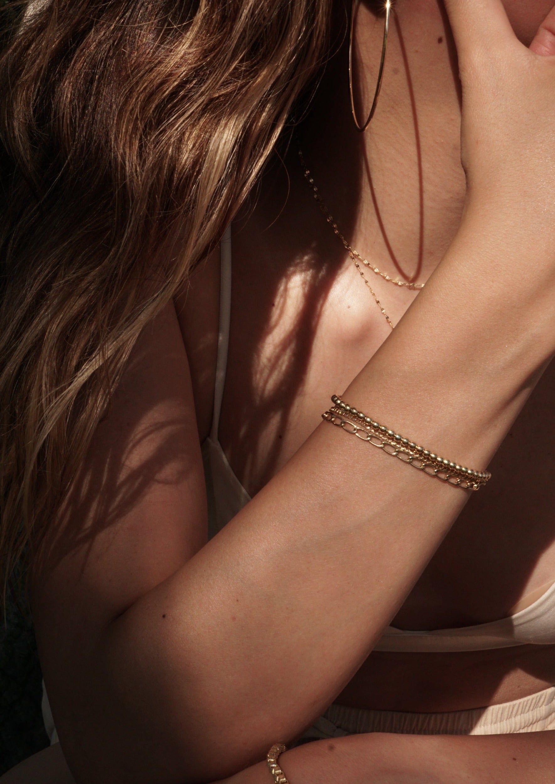 14k Gold Dazzle Bracelet – Serenity Jewelry LA