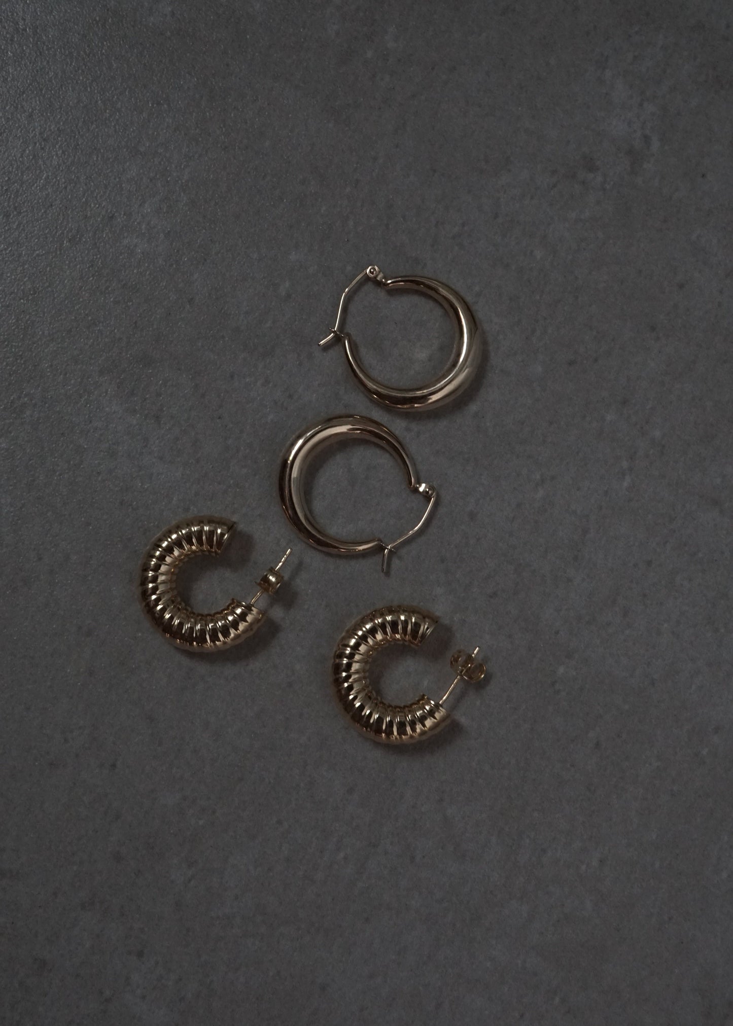 14k Gold Cobra Cuff Hoops