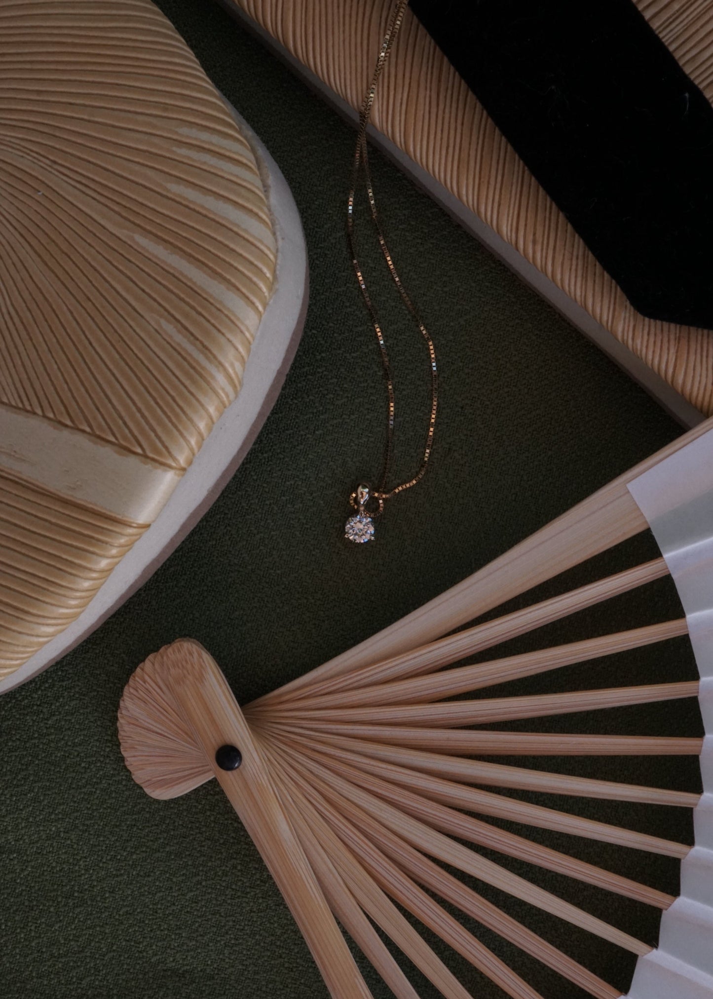 14k Luna Drop Necklace