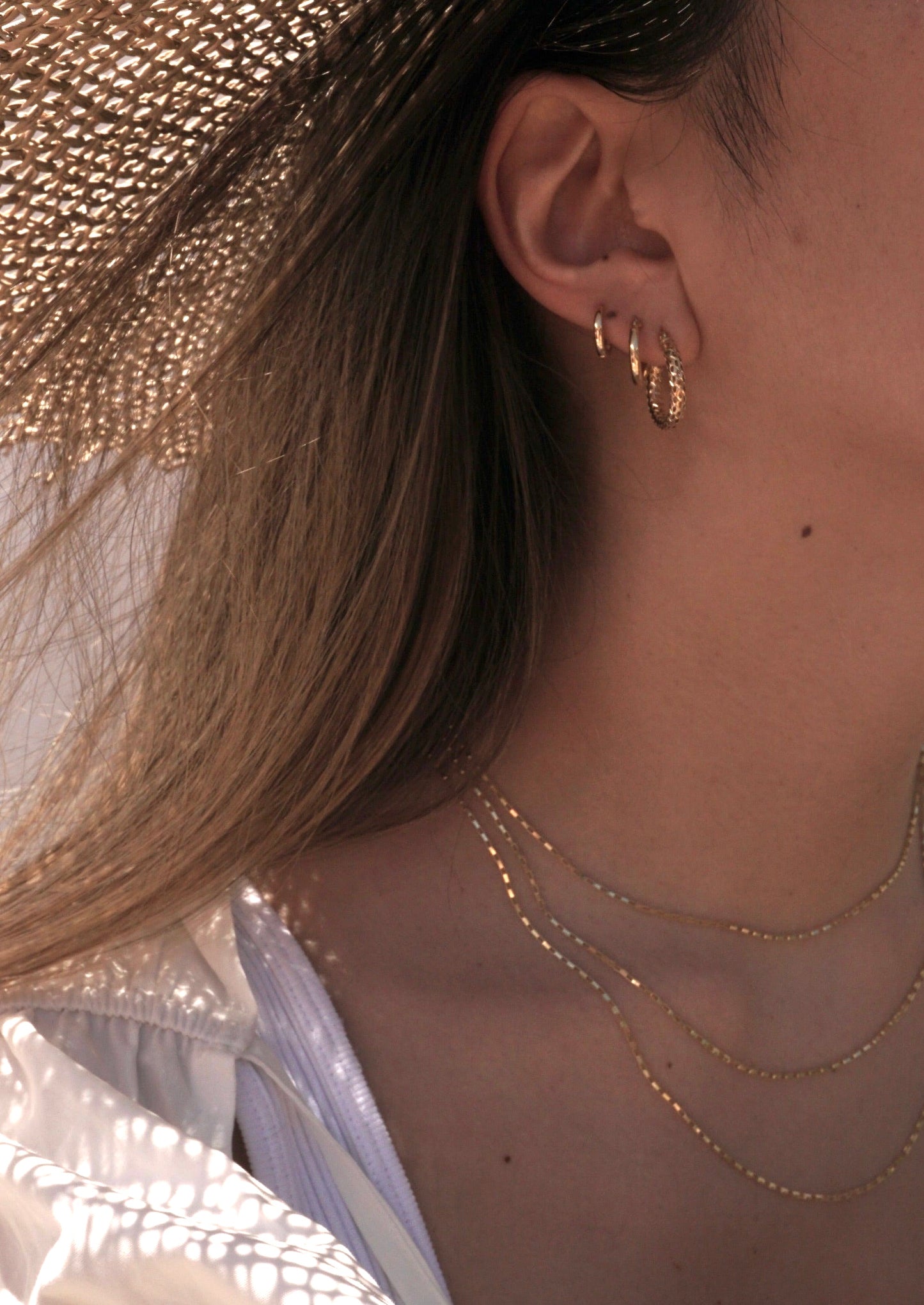 14k Gold Baby Huggies