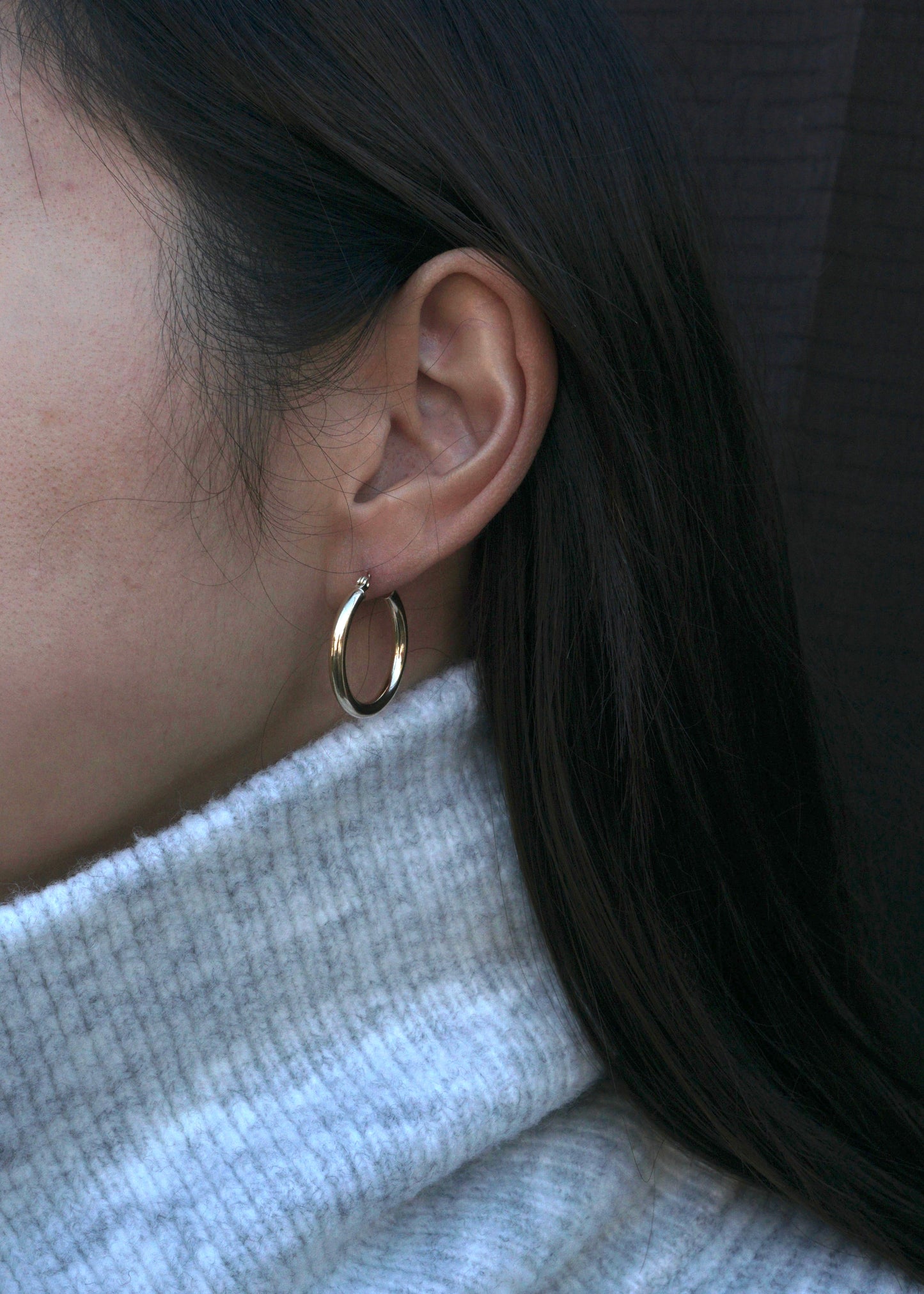 10k Gold Classic Tube Hoops