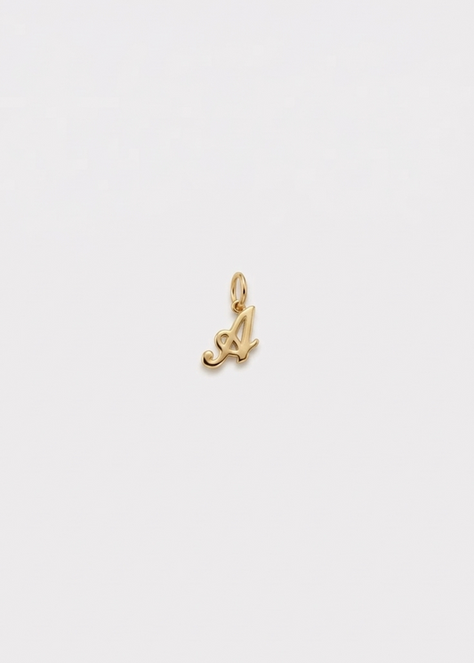 14k Gold Mini Initial Top (Charm)