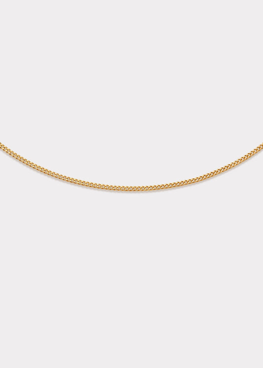 14k Gold Skinny Cuban Chain