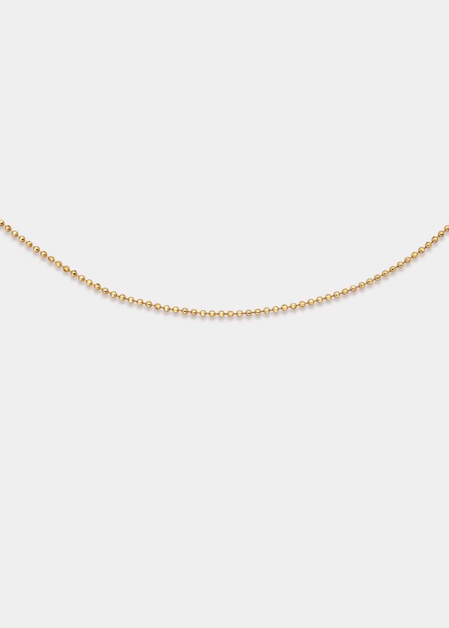 14k Gold Glitter Chain