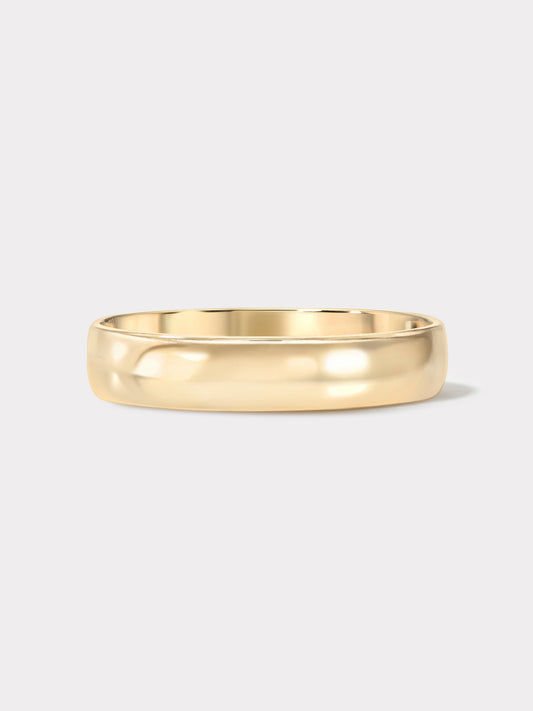 14k Gold Light Weight Medium Plain Band