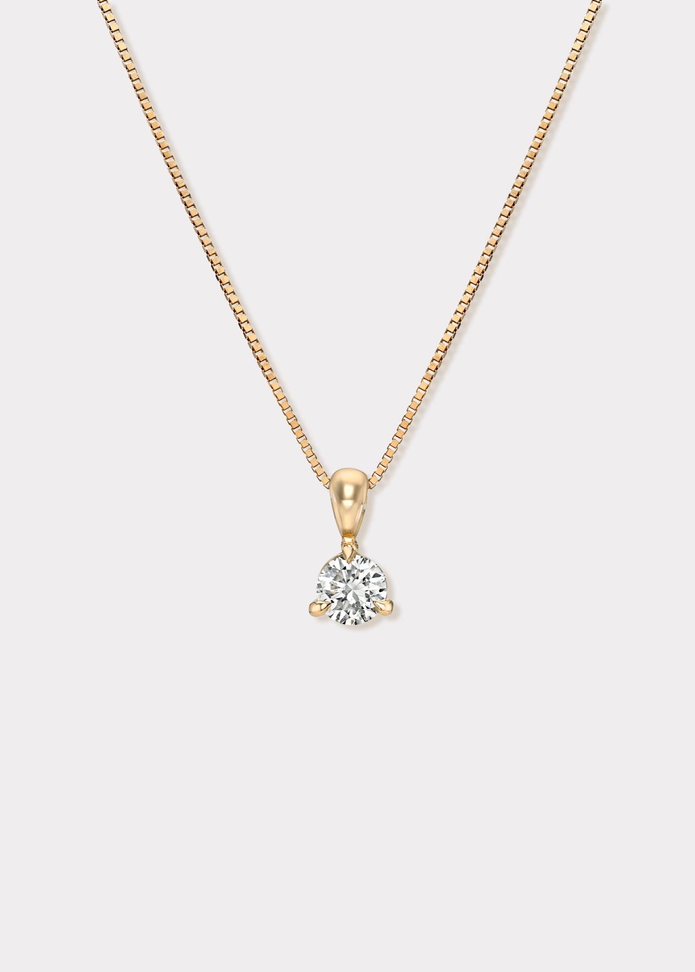 14k Luna Drop Necklace