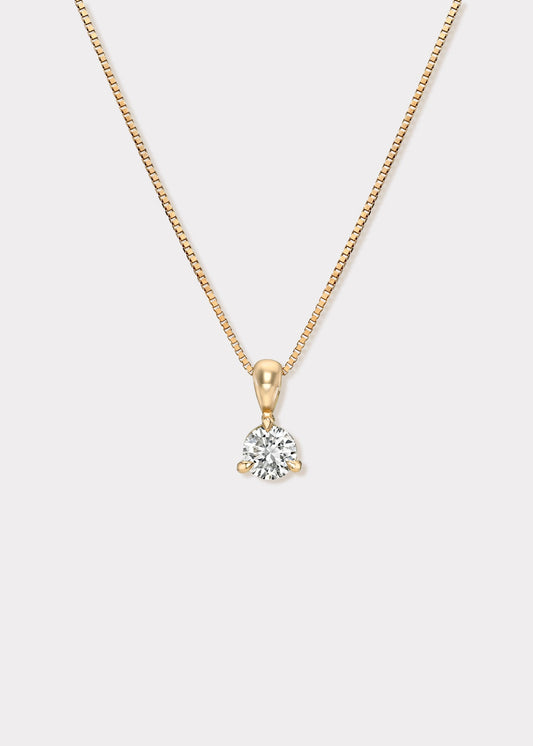 14k Luna Drop Necklace