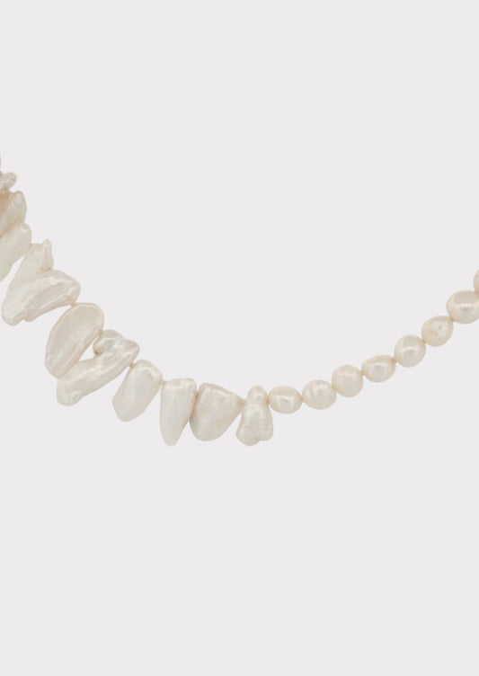 14k Gold Aspire Pearl Necklace