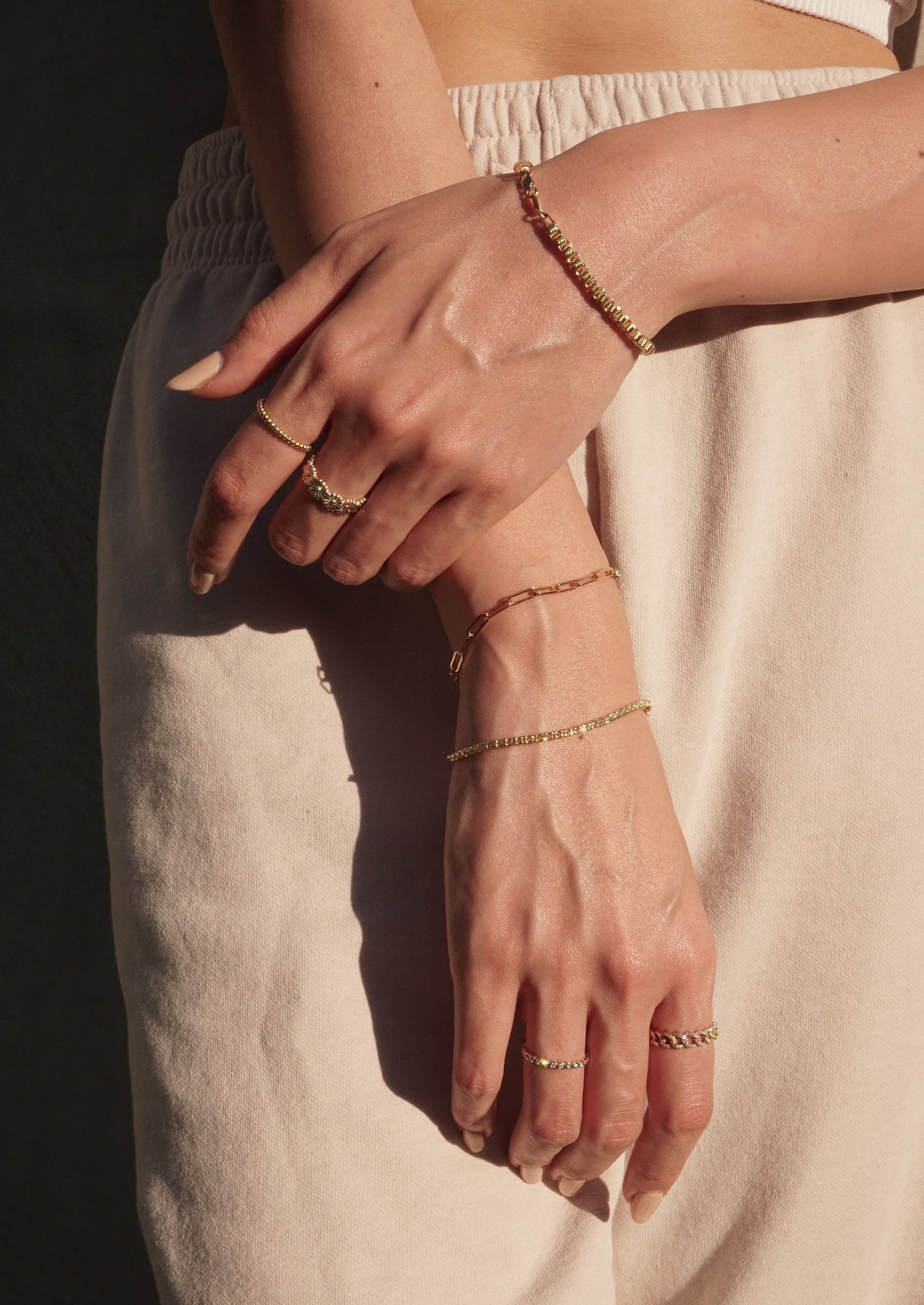 10k Gold Icey Chain Bracelet