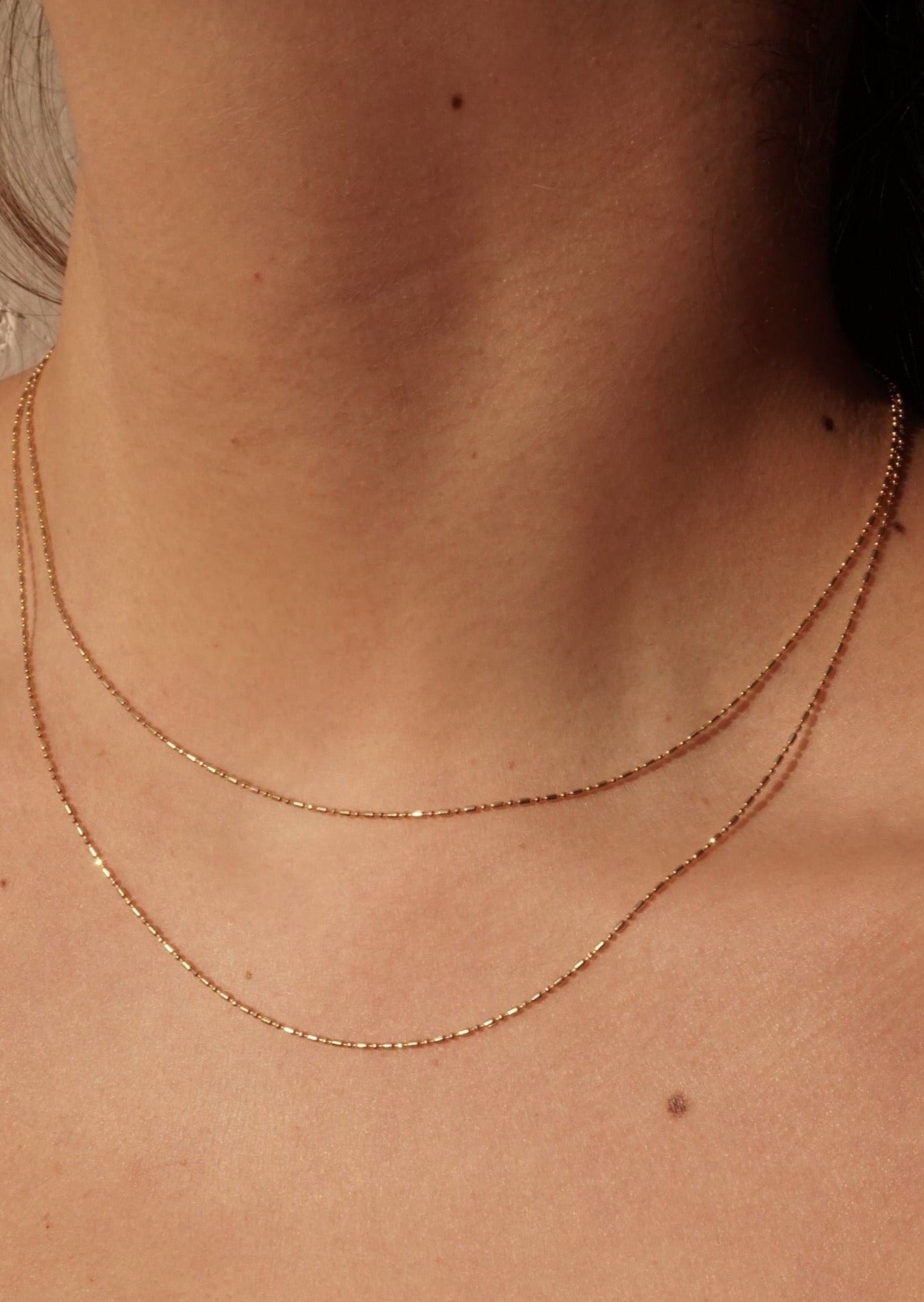 14k Gold Drops Chain