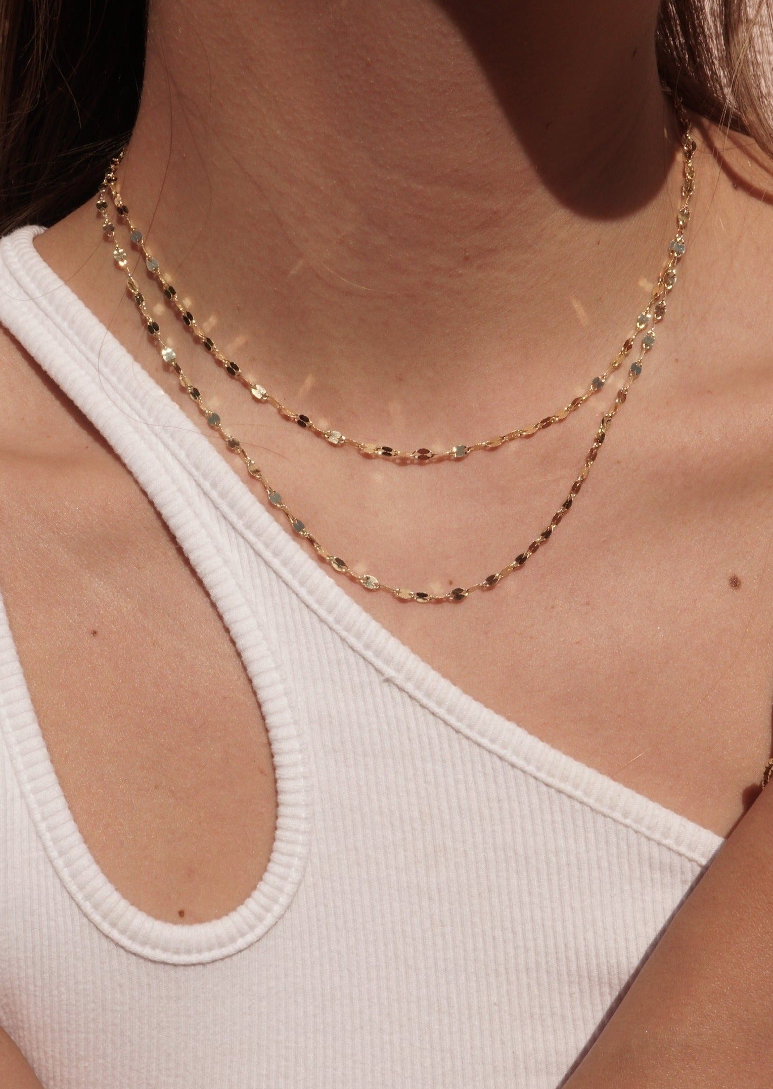 14k Gold Thicker Twinkle Chain