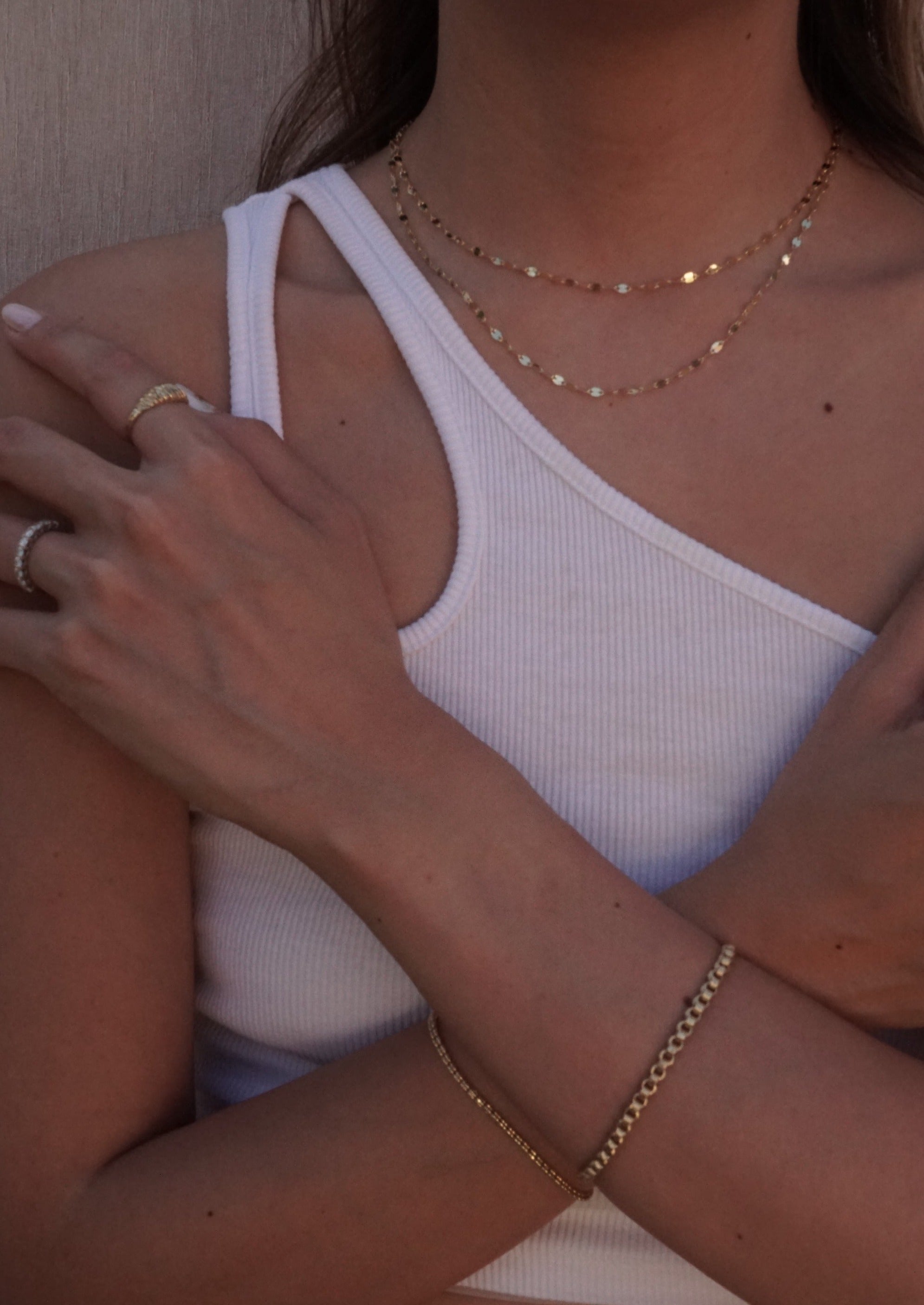 14k Gold Thicker Twinkle Chain – Serenity Jewelry LA