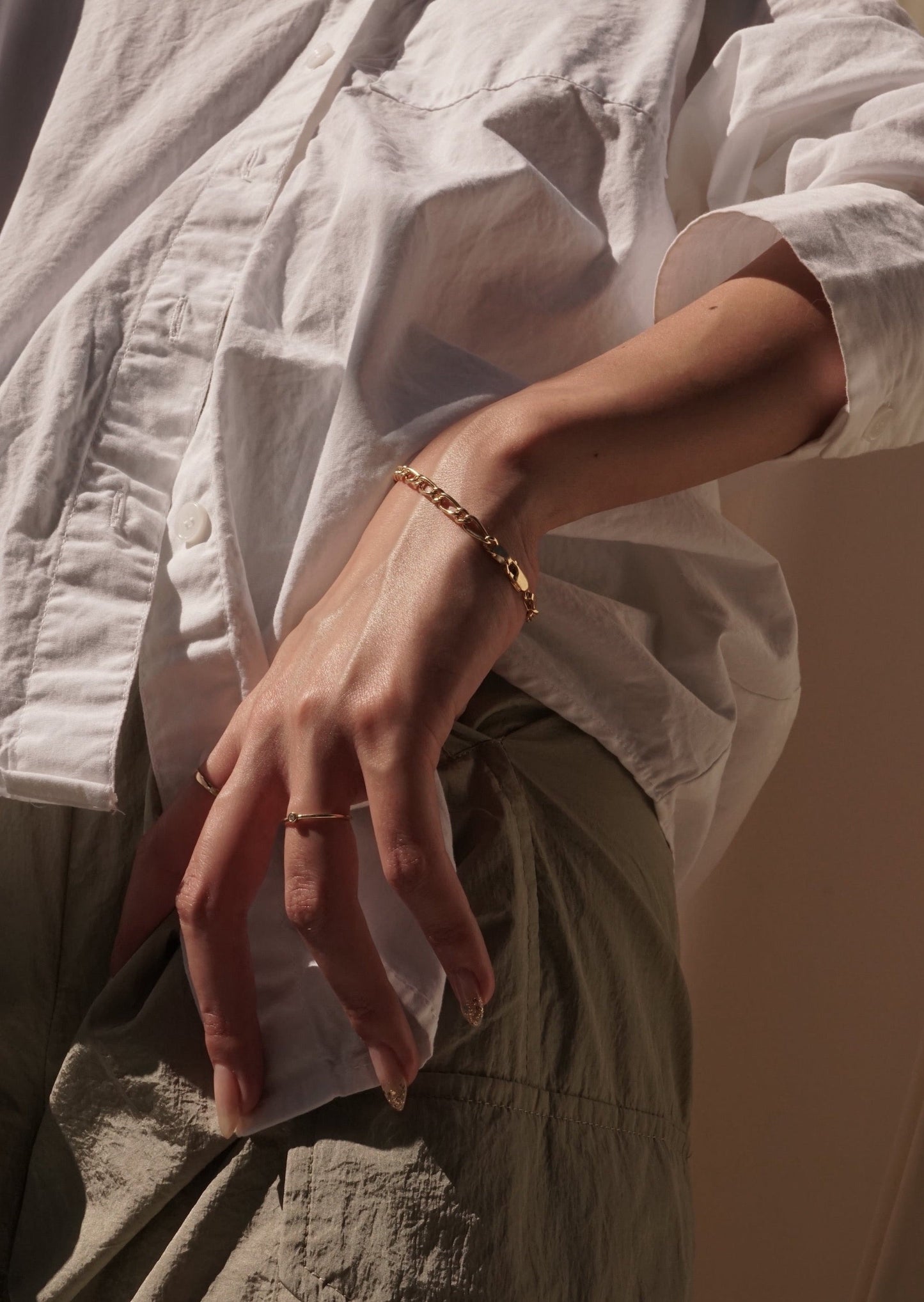 14k Embrace Link Bracelet