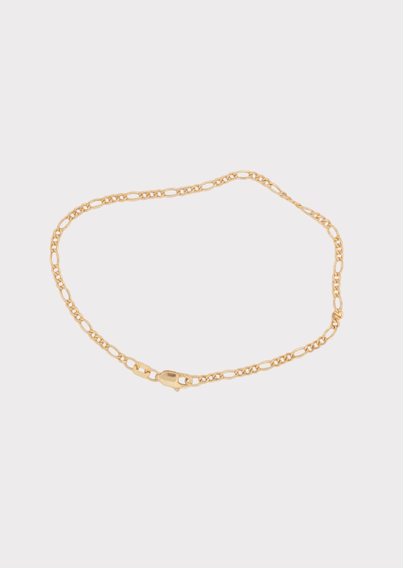 10k Gold Figaro Bracelet
