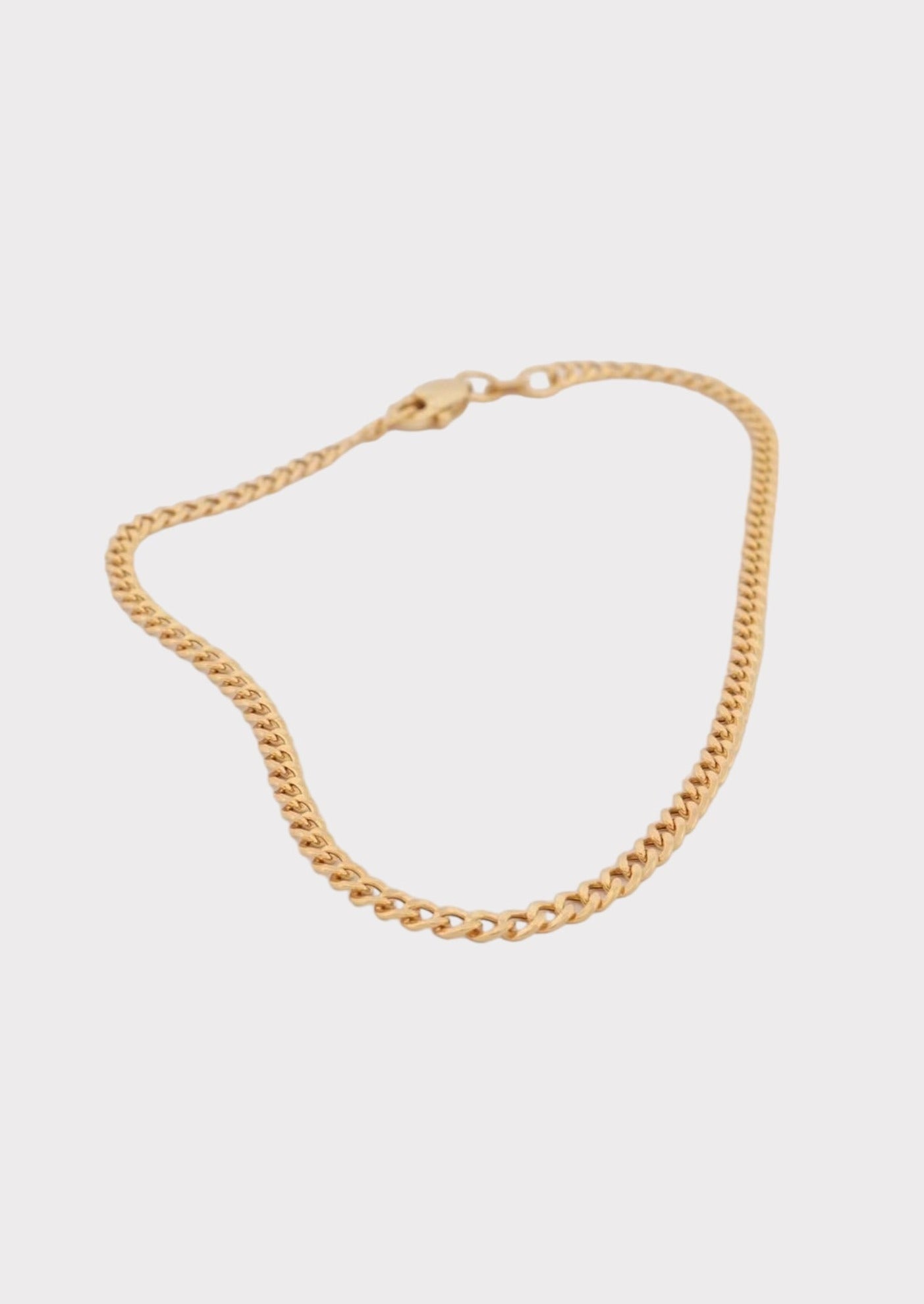 10k Gold Curb Bracelet