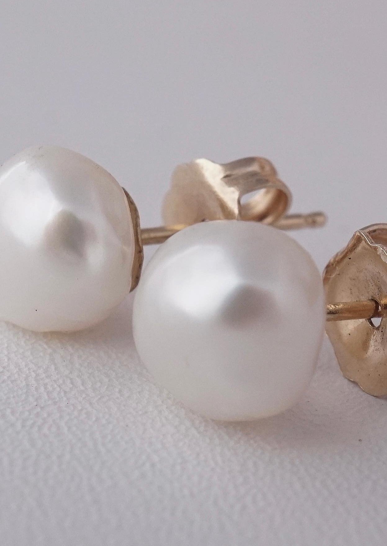 14k 2way 5 Pearl  Dropped Earrings